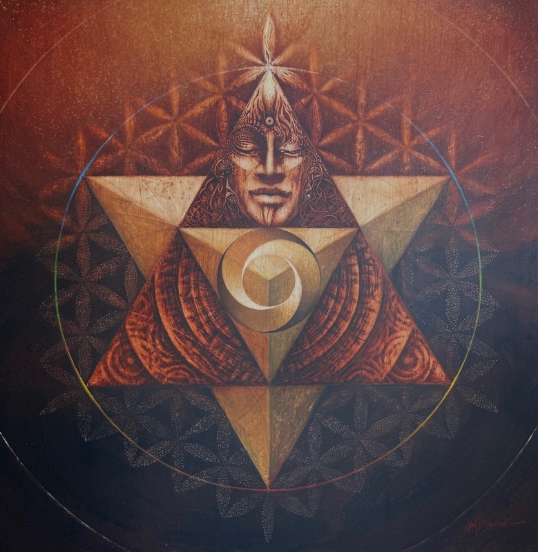 Presence In The Vortex by artist Guy Burchak